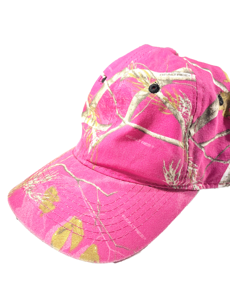 Vintage Pink Real Tree Hat