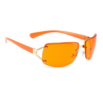 "The Grooves" Rimless Sunglasses