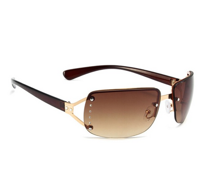 "The Grooves" Rimless Sunglasses