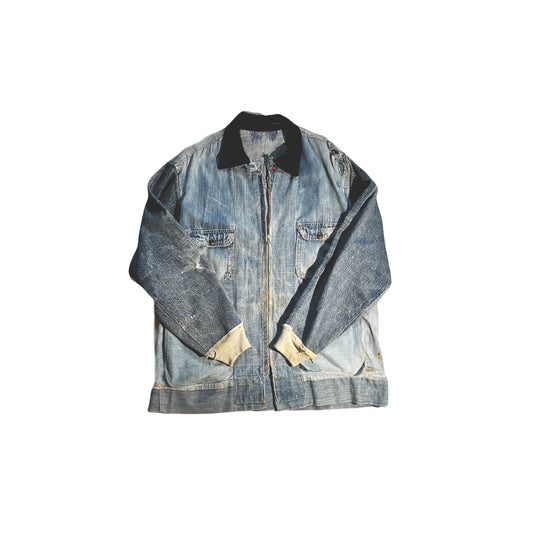 Vintage Denim Jacket WOW BIG MAC Brand