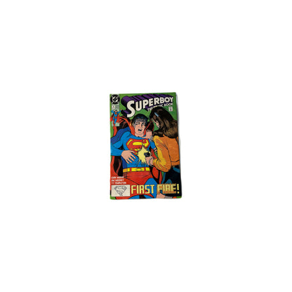 Vintage Superman Comic Book 1990 First Fire