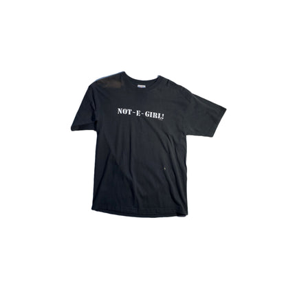 Vintage Not-E-Girl T-Shirt Slogan