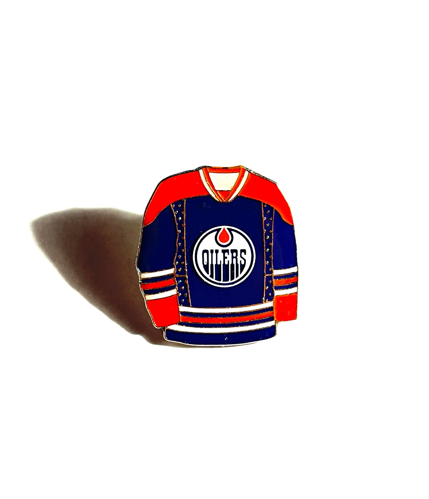 Vintage Edmonton Oilers Enamel Pin Jersey