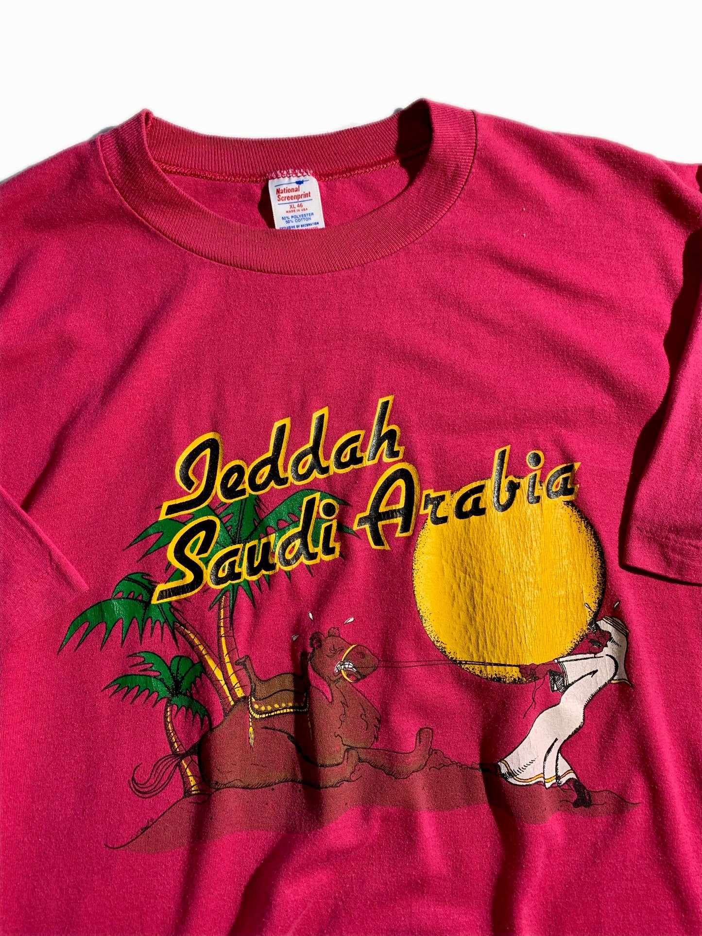 Vintage Jeddah Saudi Arabia T-Shirt Animal Tee