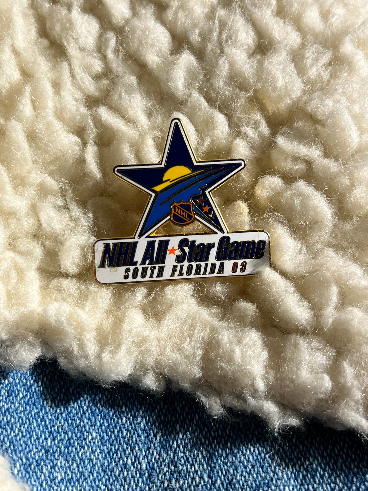 Vintage NHL All Star Game Metal Pin