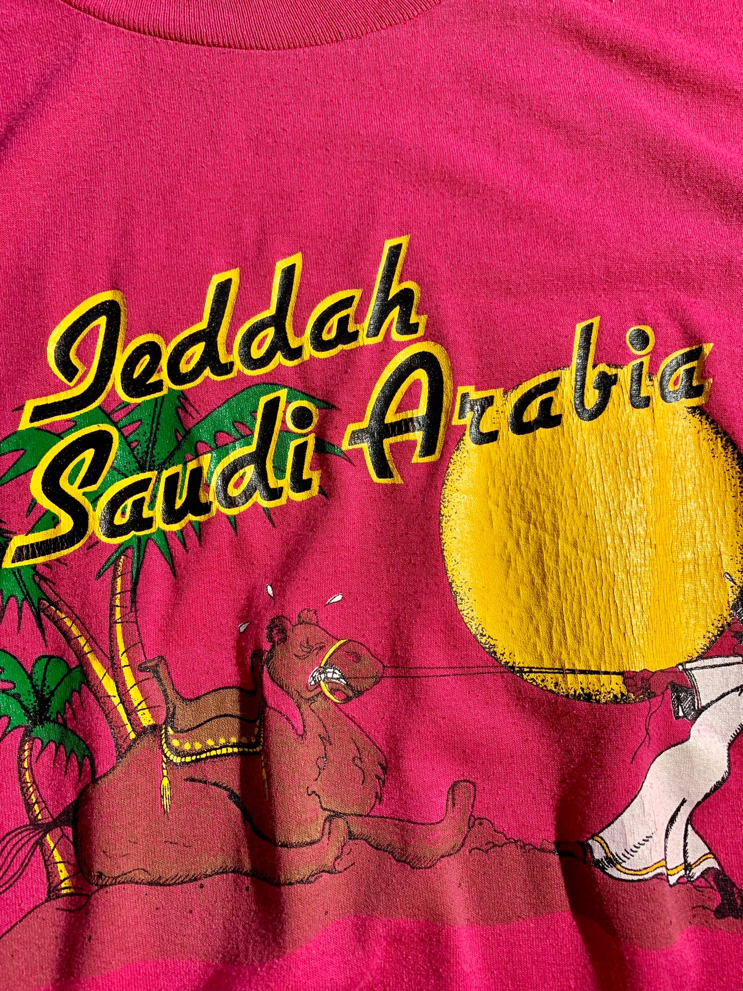 Vintage Jeddah Saudi Arabia T-Shirt Animal Tee
