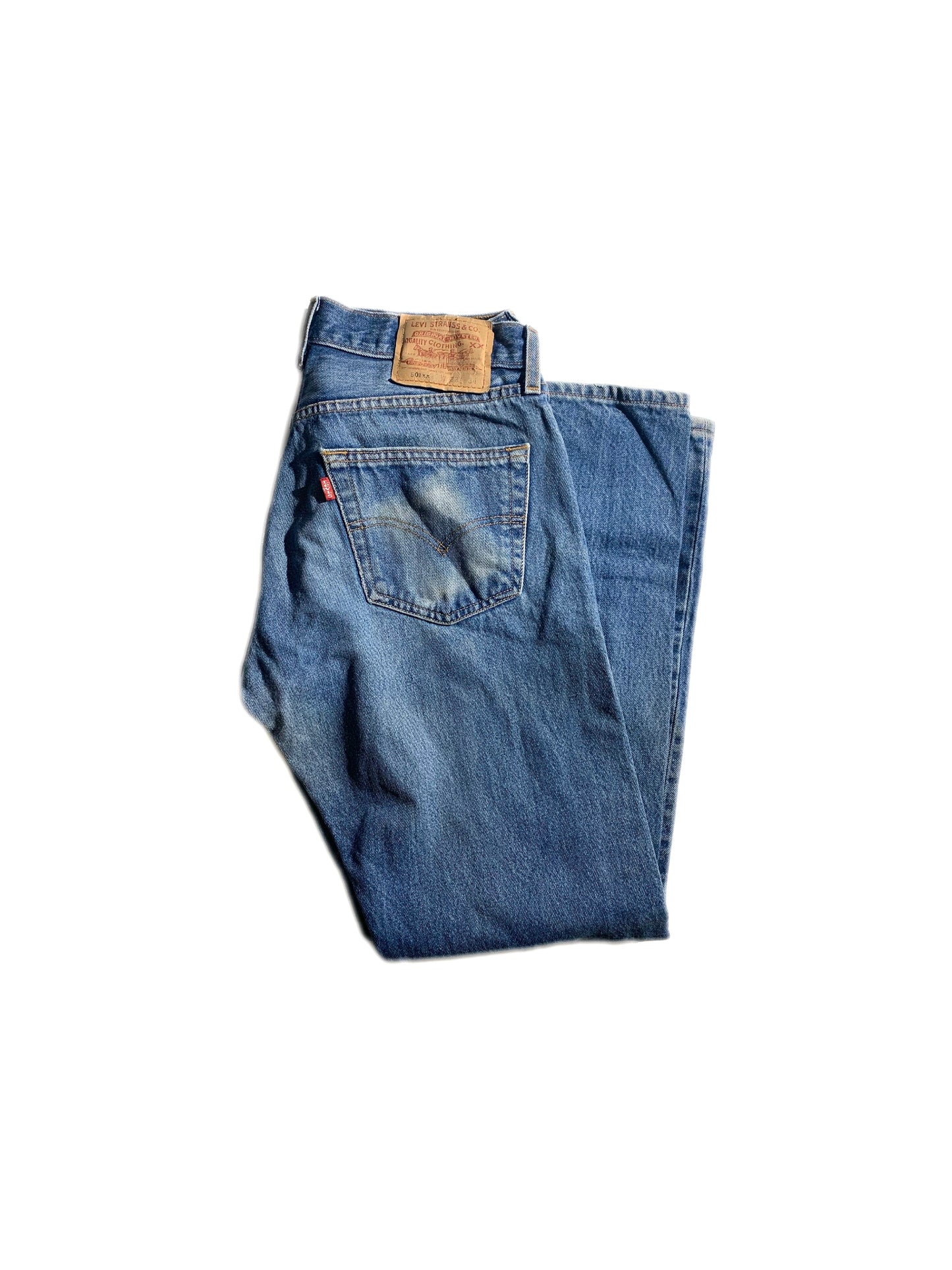 Vintage Medium Dark Wash 501 Levi’s Jeans