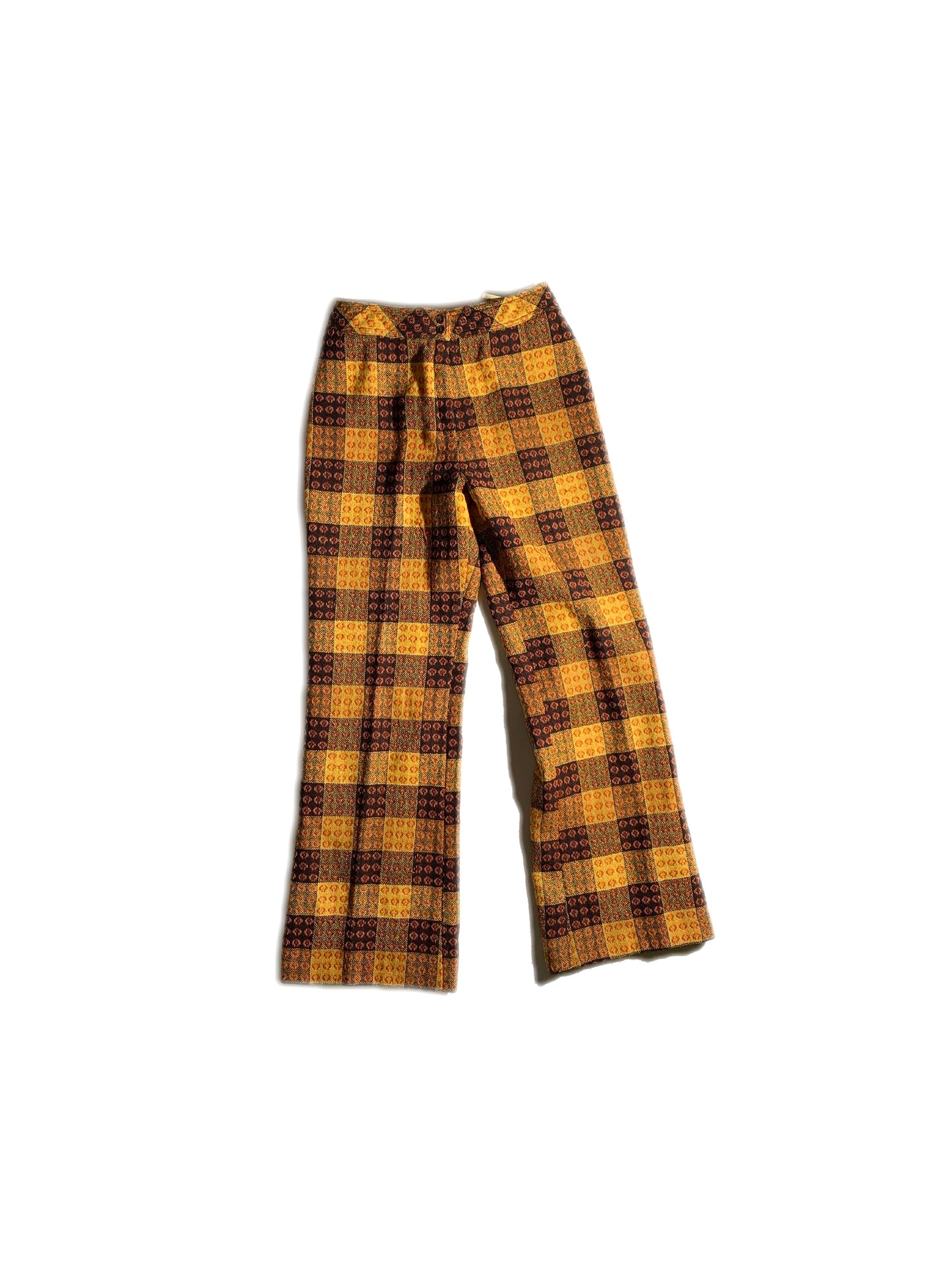 Vintage Mister Leonard Checkered Pants BELL BOTTOMS