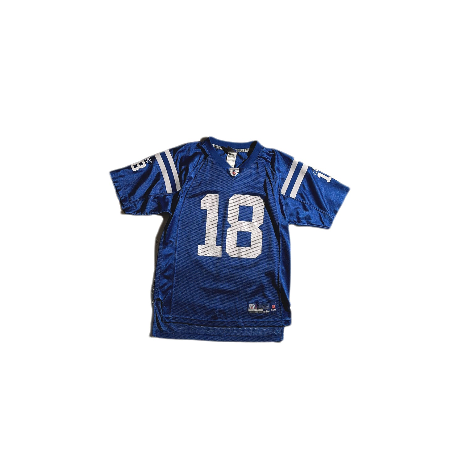 Reebok NFL Indianapolis Colts Jersey 18 Manning Size L in Blue